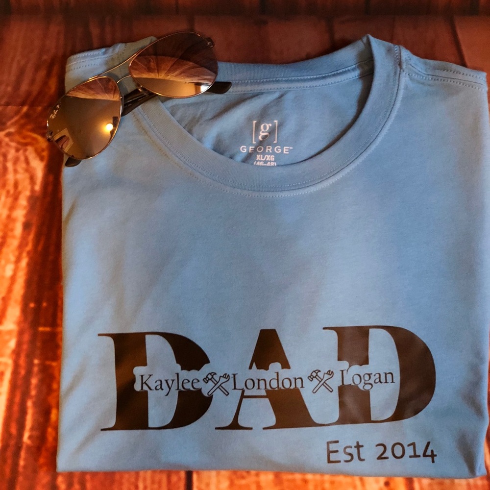Custom DAD Tshirt add your kids names! - Picture 5 of 7